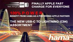 Apple сертифициран кабел за бързо зареждане/данни от Hama