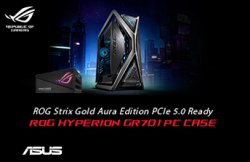 More space and Power with the new ASUS ROG HYPERION Case and ASUS ROG AURA Power Supply