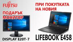 Fujitsu LiveBook E458 и Display E20T-7