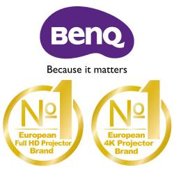 BenQ is the leading vendor by sales volume in Europe with 4K and Full HD segments