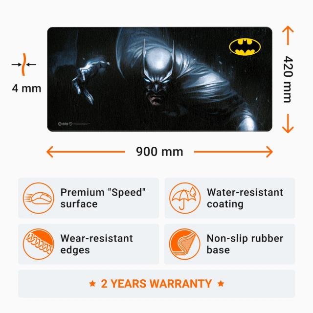 Mousepad DC Batman: Mindbomb - Batman aka Bruce Wayne, XL 