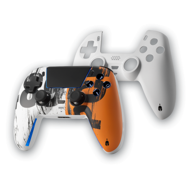 Wireless Gamepad Spartan Gear Sarissa за PC/PS4/PS5/Switch - White 