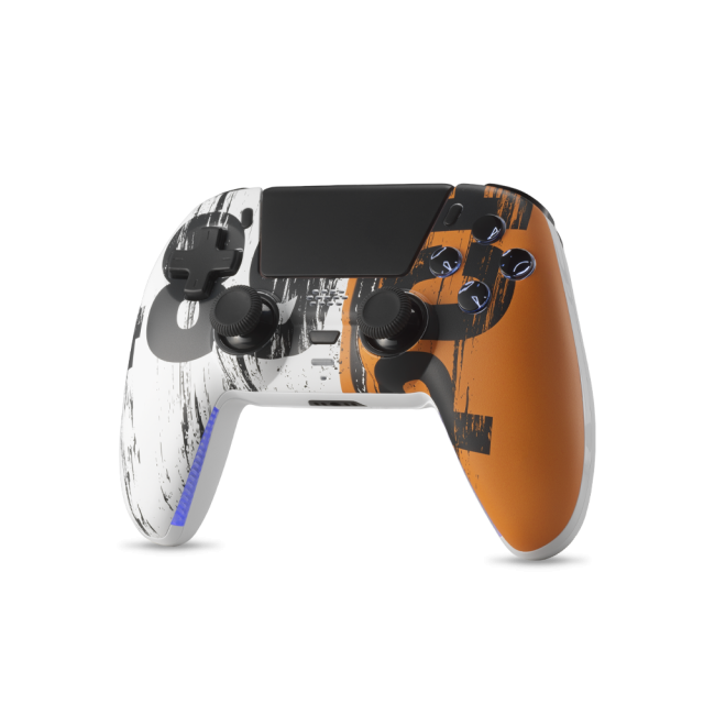 Wireless Gamepad Spartan Gear Sarissa за PC/PS4/PS5/Switch - White 