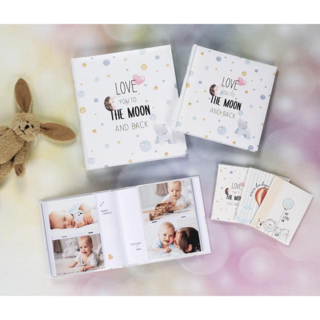 Hama "To The Moon" Memo Album for 200 Photos with a Size of 10x15 cm, 03863 