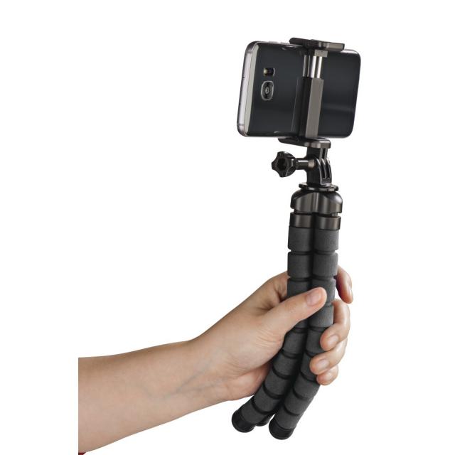 HAMA Трипод "Flex" за смартфон и GoPro, 26 см, черен 