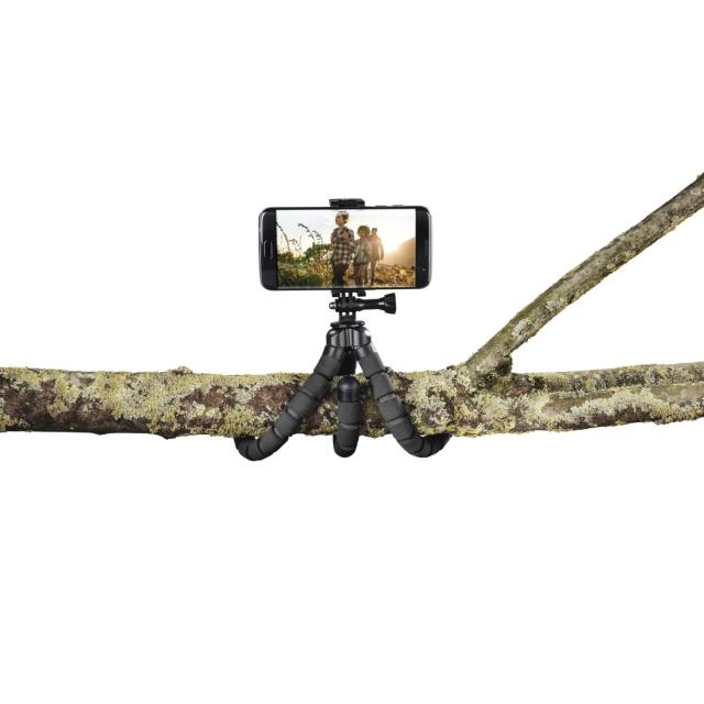 HAMA Трипод "Flex" за смартфон и GoPro, 26 см, черен 