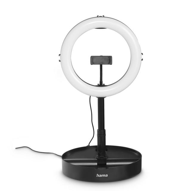 Hama "SpotLight FoldUp RGB 102" LED-RGB Ring Light, Smartphone Kit, Folding 