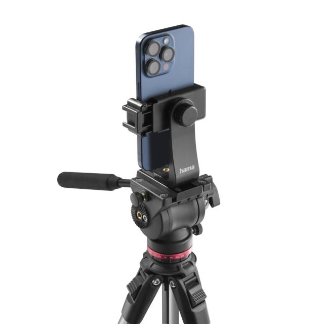 Hama “PRO Move 160 2D+” Tripod, Video Tripod for Camera and Mobile Phone, 160 cm 
