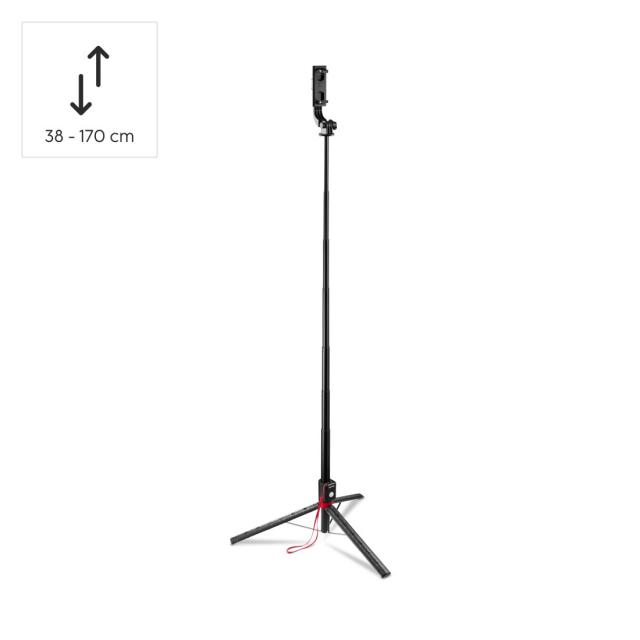 Hama "Fancy Stand 170 II" Selfie Stick Tripod f. Mob. Phone, Bluetooth® Rem. Trg 