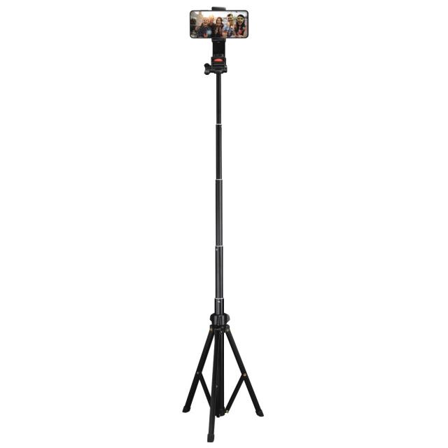 Hama "Rotary Smartphone II" 150 Tripod, Set w. Bluetooth Remote Shutter Release 