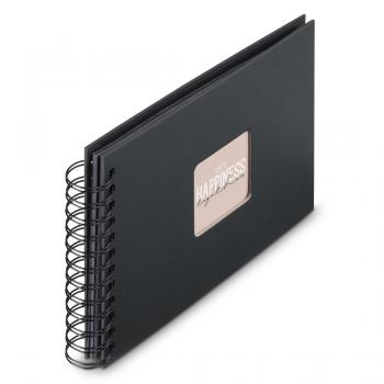 Hama "Fine Art" Spiral Album, 24x17 cm, 50 Black Pages, New Black
