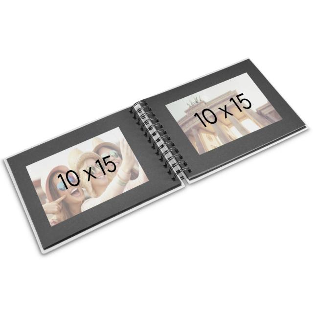 Hama "Fine Art" Spiral Album, 24x17 cm, 50 Black Pages, New Black 