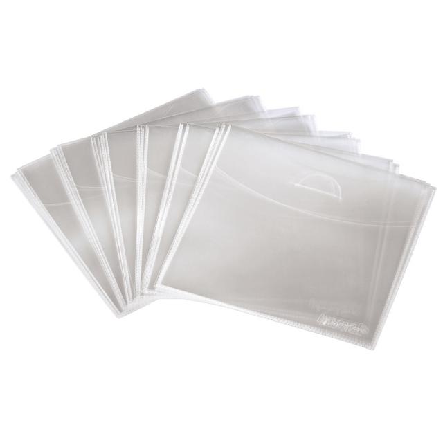 HAMA CD/DVD предпазни пликове, 75 бр, прозрачни 