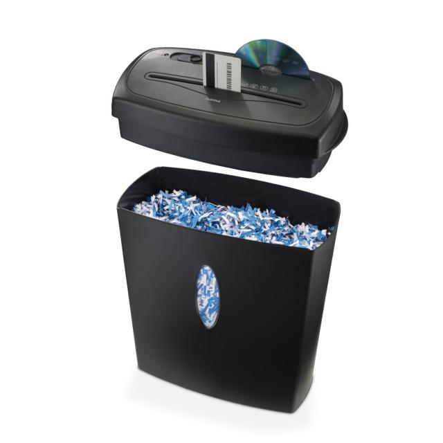 Hama “Safe X100CD” Document Shredder, Shredder with Security Level P4 T4 E3 