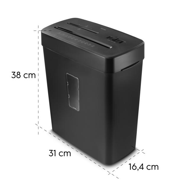 HAMA Шредер „Prime M50CD-B“, ниво на сигурност P5 T2 E2 O1, черен 