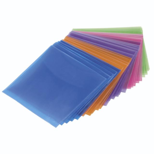 HAMA Предпазни пликове за CD/DVD, 100 бр, цветни 