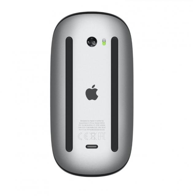 Безжична мишка Apple Magic Mouse (2024), Multi-Touch Surface, черна 