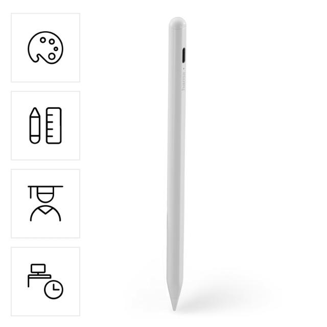 Hama “Scribble” Tablet Stylus for Apple iPads, High Precision, Tilt Recognition 