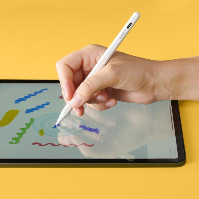Hama “Scribble” Tablet Stylus for Apple iPads, High Precision, Tilt Recognition 