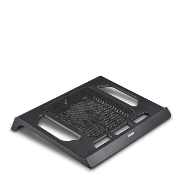 Hama "Black" Laptop Cooler, Quiet, up to 40 cm (15.6"), black 