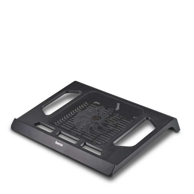 Hama "Black" Laptop Cooler, Quiet, up to 40 cm (15.6"), black 