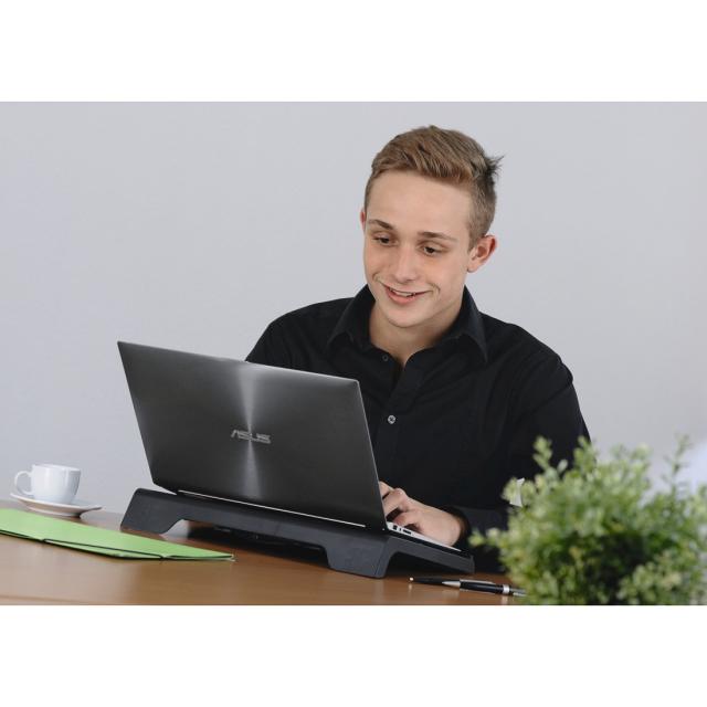 Hama "Black" Laptop Cooler, Quiet, up to 40 cm (15.6"), black 