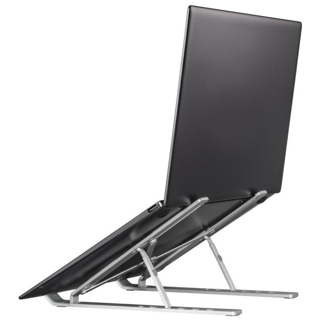 Hama "Aluminium" Laptop Stand, 6-stage Tilt, Folding, up to 40 cm (15.6"), silve 