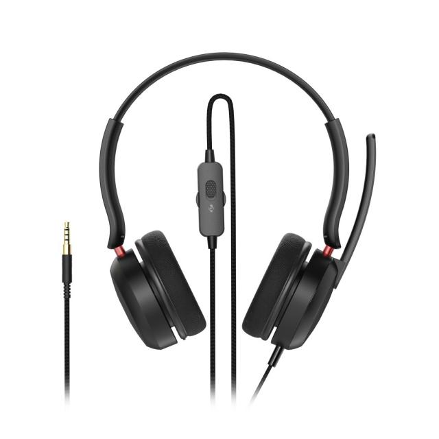HAMA Слушалки с микрофон „CHS-200“, USB-C / 3.5mm жак, кабел 2 м 