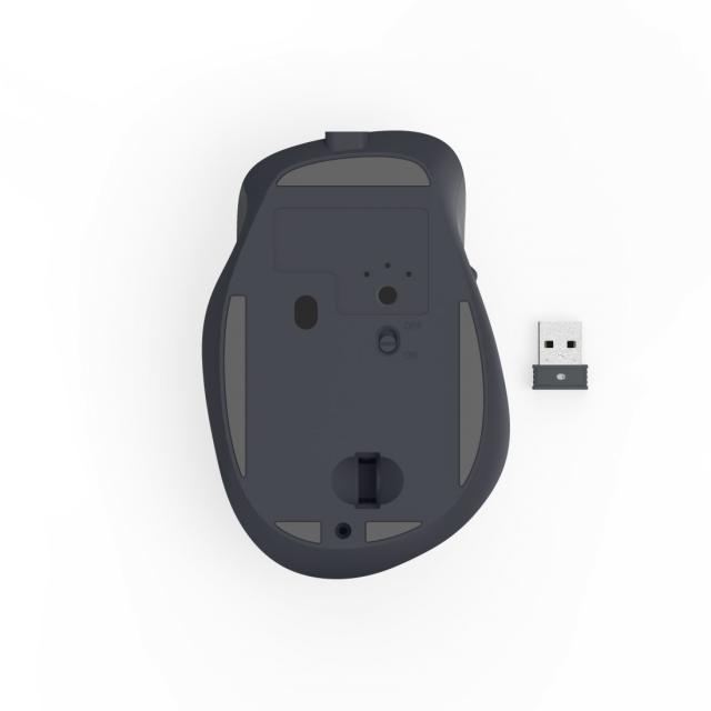 HAMA Безжична оптична мишка WM-500 Recharge , черна, 6 бут.,800/1200/1600 dpi, безшумна 