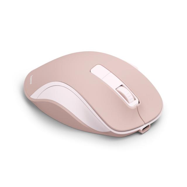 HAMA Безжична оптична мишка WM-500 Recharge, 6 бут.,800/1200/1600 dpi, безшумна 