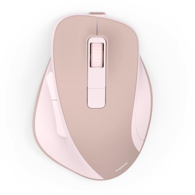 HAMA Безжична оптична мишка WM-500 Recharge, 6 бут.,800/1200/1600 dpi, безшумна 