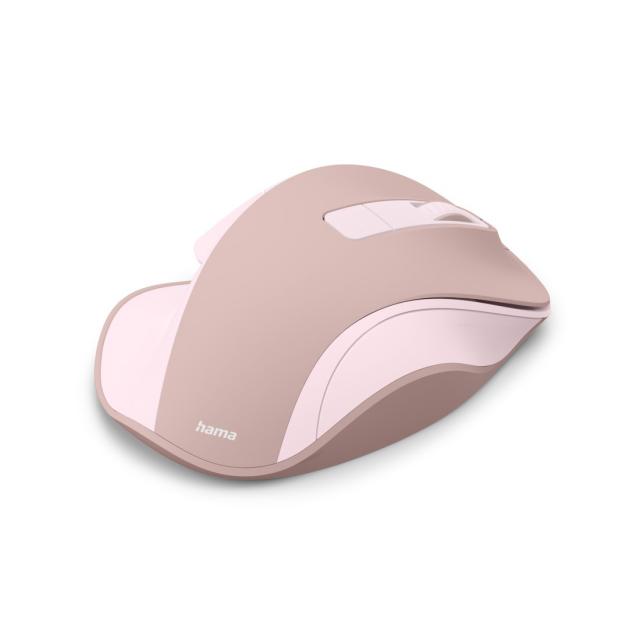HAMA Безжична оптична мишка WM-500 Recharge, 6 бут.,800/1200/1600 dpi, безшумна 