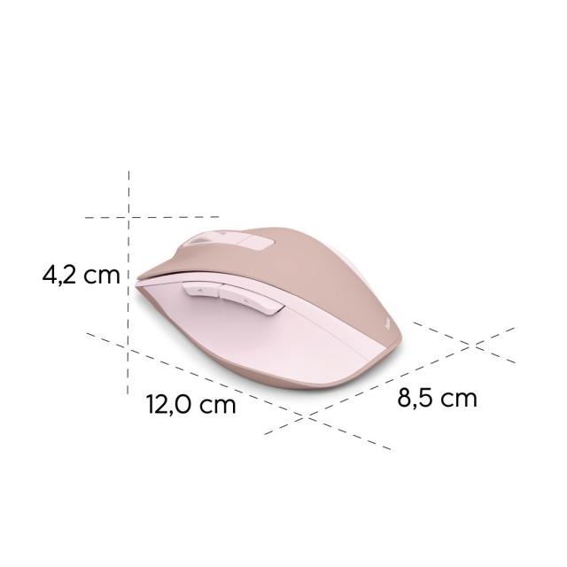 HAMA Безжична оптична мишка WM-500 Recharge, 6 бут.,800/1200/1600 dpi, безшумна 