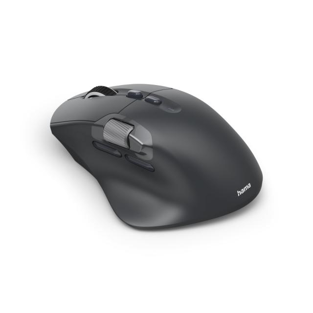 HAMA Мишка „WM-900“ мултифункционална, ергономична, Bluetooth, батерия, RGB, черна 