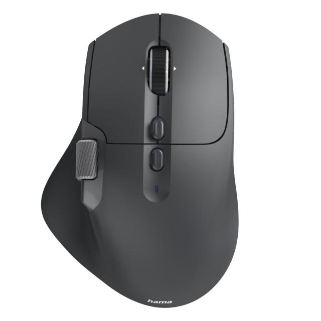 HAMA Мишка „WM-900“ мултифункционална, ергономична, Bluetooth, батерия, RGB, черна 