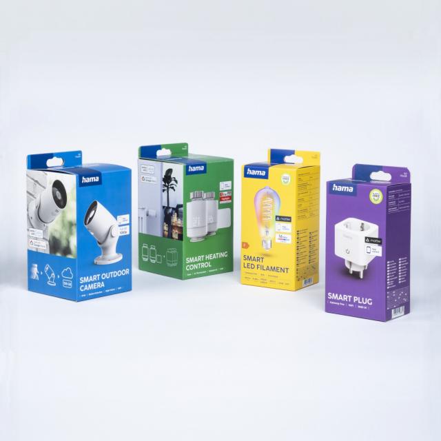 HAMA Смарт мини контакт, Wi-Fi, Гласов контрол, 3680 W 