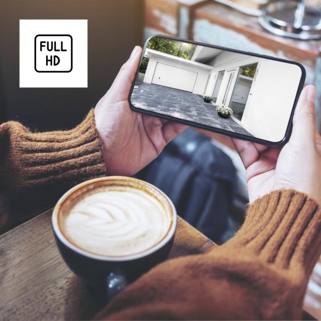 HAMA Wi-Fi камера 1080p, за външна употреба, нощно виждане, запис 