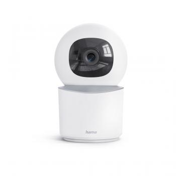 HAMA Wi-Fi камера, за закрити помещения, записваща, въртяща се, бяла