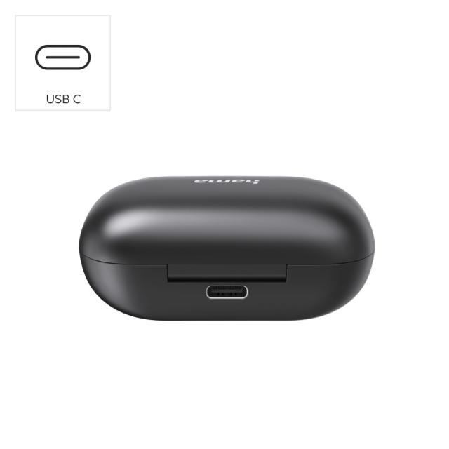 Hama Блутут слушалки “Spirit Chop II”, TWS, in-Ear, черни 