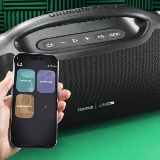HAMA Canton Блутут колона "UltiMate Pro", водоустойчив IPX6, 120W, черен 
