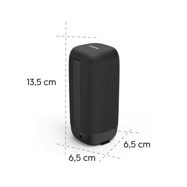 HAMA Блутут колонка “Tube 4.0”, 3.5 W, черна 