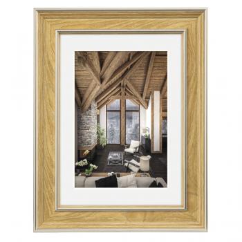 Hama "Rustic" Plastic Frame, oak, 20 x 30 cm
