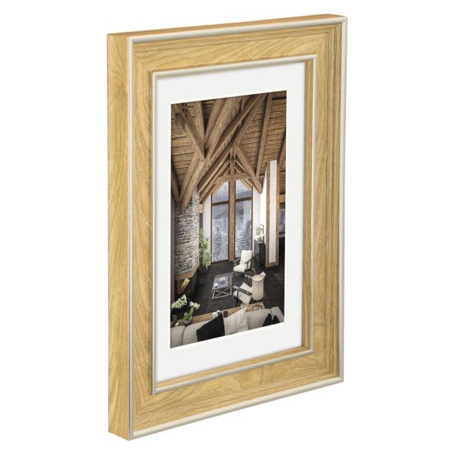Hama "Rustic" Plastic Frame, oak, 20 x 30 cm 