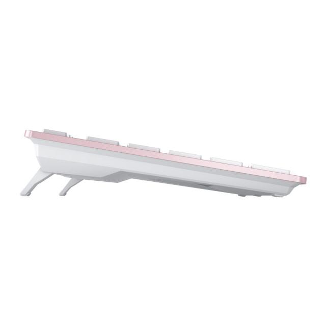 Безжична клавиатура CHERRY KW 7100 MINI BT, Bluetooth, Розова 