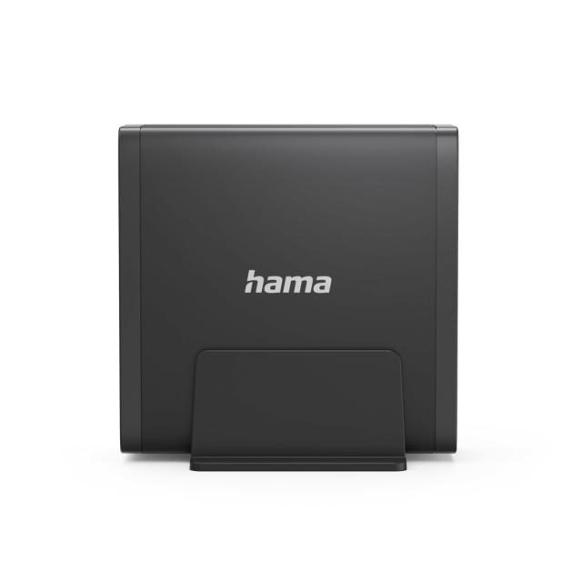 HAMA Зарядна станция 140W, USB-C, 3 порта, GaN, Power Delivery (PD) 