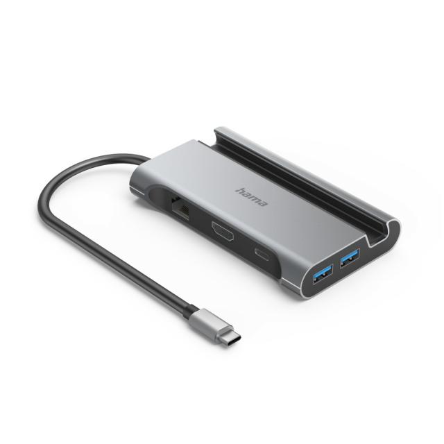 Hama "Connect2Mobile V2" USB-C Hub, Multiport, 7 Ports 