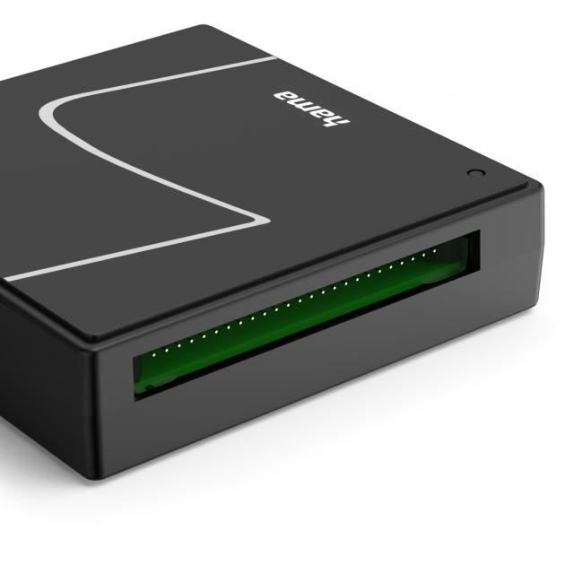 HAMA Четец за карти USB, USB-A, с USB-C адаптер, USB 3.2 Gen1, SD/micro-SD/CF/MS 