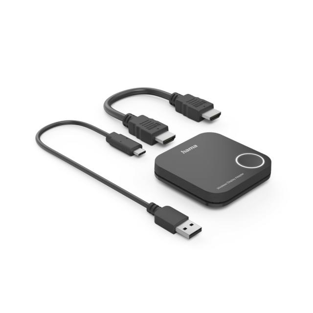 HAMA Безжичен HDMI адаптер за дисплей, Full HD 1080p, вкл. кабел 