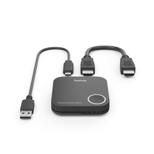 HAMA Безжичен HDMI адаптер за дисплей, Full HD 1080p, вкл. кабел 