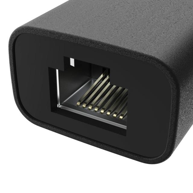 HAMA Мрежов адаптер, USB-C, 2.5 Gigabit Ethernet, Черен 